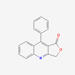 molecular formula C17H11NO2 B11853103 9-phenylfuro[3,4-b]quinolin-1(3H)-one CAS No. 85422-43-1
