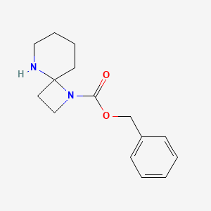 molecular formula C15H20N2O2 B11853701 Benzyl 1,5-diazaspiro[3.5]nonane-1-carboxylate CAS No. 1334499-59-0