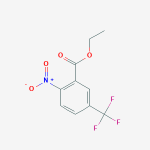 molecular formula C10H8F3NO4 B11853826 Ethyl 2-nitro-5-(trifluoromethyl)benzoate CAS No. 1214325-74-2