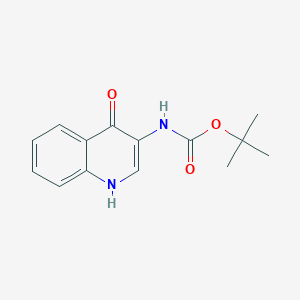 molecular formula C14H16N2O3 B11854843 tert-Butyl (4-hydroxyquinolin-3-yl)carbamate 