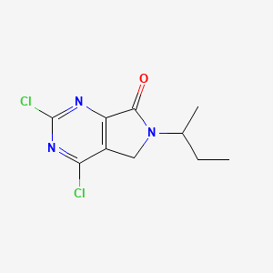 molecular formula C10H11Cl2N3O B11854894 6-(sec-Butyl)-2,4-dichloro-5H-pyrrolo[3,4-d]pyrimidin-7(6H)-one 