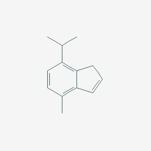 molecular formula C13H16 B118549 7-Isopropyl-4-methyl-1H-indene CAS No. 144284-62-8