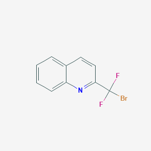 molecular formula C10H6BrF2N B11855062 2-(Bromodifluoromethyl)quinoline 