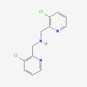 molecular formula C12H11Cl2N3 B11855500 Bis((3-chloropyridin-2-yl)methyl)amine 
