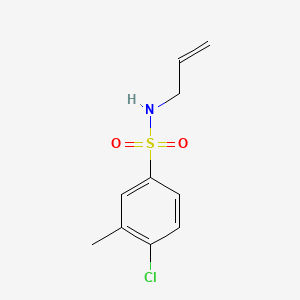 molecular formula C10H12ClNO2S B1185566 N-allyl-4-chloro-3-methylbenzenesulfonamide 