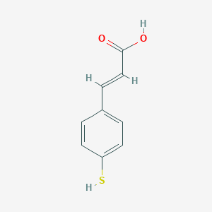 molecular formula C9H8O2S B118557 4-Mercaptocinnamic acid CAS No. 155378-75-9