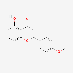 molecular formula C16H12O4 B11855815 5-Hydroxy-4'-methoxyflavone CAS No. 6665-72-1