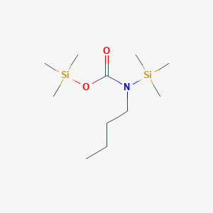 molecular formula C11H27NO2Si2 B11855901 Trimethylsilyl butyl(trimethylsilyl)carbamate CAS No. 51041-99-7