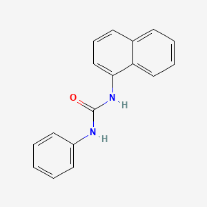 molecular formula C17H14N2O B11855982 Urea, 1-(1-naphthyl)-3-phenyl- CAS No. 5031-71-0
