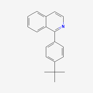 molecular formula C19H19N B11856030 1-(4-tert-Butylphenyl)isoquinoline CAS No. 525598-48-5