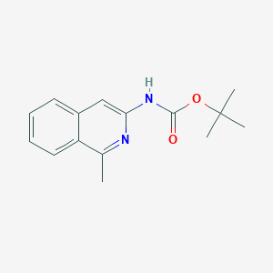 molecular formula C15H18N2O2 B11856108 tert-Butyl (1-methylisoquinolin-3-yl)carbamate 