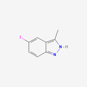 molecular formula C8H7IN2 B11856621 5-Iodo-3-methyl-1H-indazole 