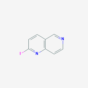 molecular formula C8H5IN2 B11856733 2-Iodo-1,6-naphthyridine 