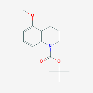 molecular formula C15H21NO3 B11856835 tert-Butyl 5-methoxy-3,4-dihydroquinoline-1(2H)-carboxylate 