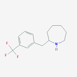 molecular formula C14H18F3N B11857175 2-(3-(Trifluoromethyl)benzyl)azepane 