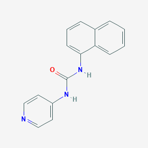 molecular formula C16H13N3O B11857496 1-(Naphthalen-1-yl)-3-(pyridin-4-yl)urea 