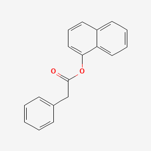 molecular formula C18H14O2 B11857557 1-Naphthyl phenylacetate CAS No. 93654-98-9