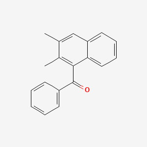 molecular formula C19H16O B11857620 (2,3-Dimethylnaphthalen-1-yl)(phenyl)methanone CAS No. 6271-14-3