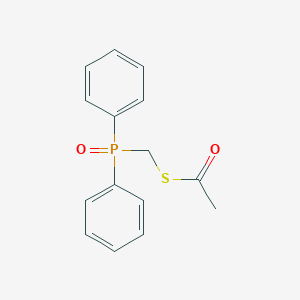 molecular formula C15H15O2PS B118577 S-[(Diphenylphosphoryl)methyl] ethanethioate CAS No. 324753-14-2