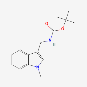 molecular formula C15H20N2O2 B11857740 tert-Butyl ((1-methyl-1H-indol-3-yl)methyl)carbamate 