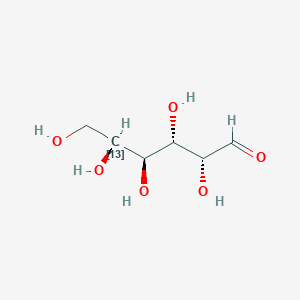 molecular formula C6H12O6 B118579 (2R,3S,4S,5R)-2,3,4,5,6-Pentahydroxy(513C)hexanal CAS No. 478518-60-4