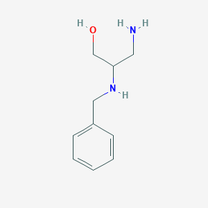 molecular formula C10H16N2O B118581 (R)-3-amino-2-(benzylamino)propan-1-ol CAS No. 150482-72-7