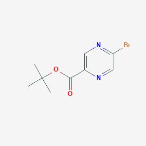 molecular formula C9H11BrN2O2 B11858134 tert-Butyl 5-bromopyrazine-2-carboxylate 