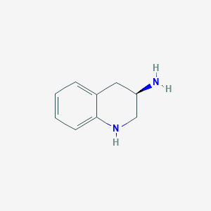 molecular formula C9H12N2 B118584 (3R)-1,2,3,4-tetrahydroquinolin-3-amine CAS No. 145554-63-8