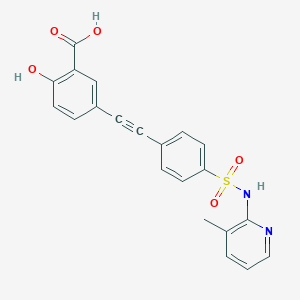 molecular formula C21H16N2O5S B118586 Susalimod CAS No. 149556-49-0