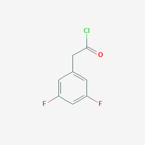 molecular formula C8H5ClF2O B118589 2-(3,5-二氟苯基)乙酰氯 CAS No. 157033-24-4