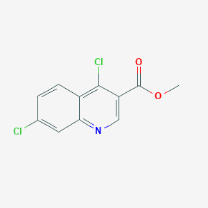molecular formula C11H7Cl2NO2 B11859036 Methyl 4,7-dichloroquinoline-3-carboxylate 