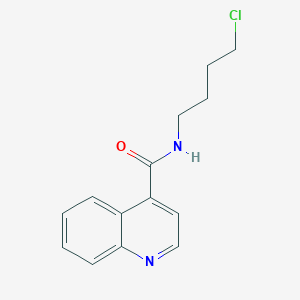 molecular formula C14H15ClN2O B11859166 N-(4-Chlorobutyl)quinoline-4-carboxamide CAS No. 502708-41-0