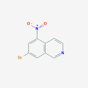 molecular formula C9H5BrN2O2 B11859200 7-Bromo-5-nitroisoquinoline 