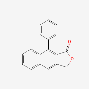 molecular formula C18H12O2 B11859470 9-Phenylnaphtho[2,3-c]furan-1(3H)-one CAS No. 10568-29-3