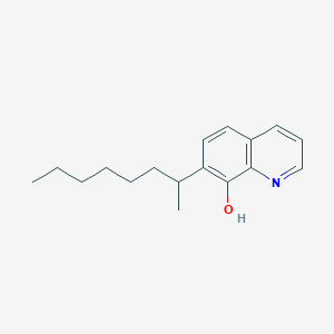 molecular formula C17H23NO B11859513 7-(Octan-2-YL)quinolin-8-OL CAS No. 88015-72-9