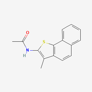 molecular formula C15H13NOS B11859699 N-(3-Methylnaphtho[1,2-b]thiophen-2-yl)acetamide CAS No. 62615-36-5
