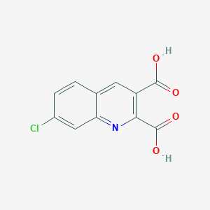 molecular formula C11H6ClNO4 B11859966 7-Chloroquinoline-2,3-dicarboxylic acid CAS No. 892874-52-1