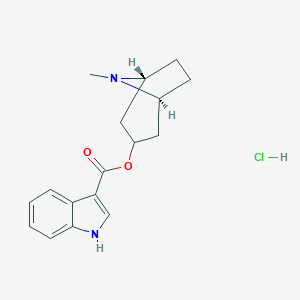 molecular formula C17H21ClN2O2 B001186 Tropisetron hydrochloride CAS No. 105826-92-4