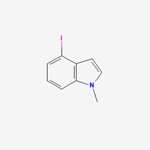 molecular formula C9H8IN B11860132 4-Iodo-1-methyl-1H-indole 