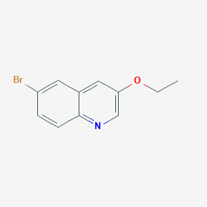 molecular formula C11H10BrNO B11860169 6-Bromo-3-ethoxyquinoline CAS No. 1355582-96-5