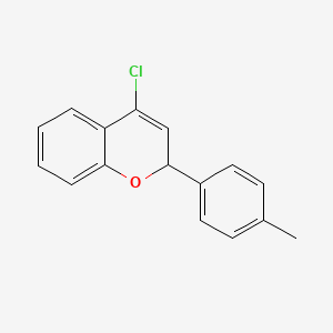 molecular formula C16H13ClO B11860324 4-Chloro-2-p-tolyl-2H-chromene CAS No. 870105-46-7