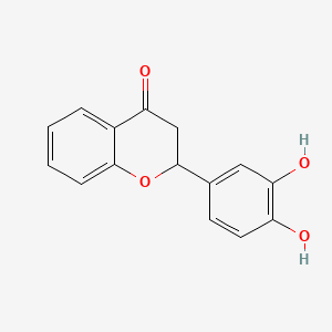 molecular formula C15H12O4 B11860441 2-(3,4-Dihydroxyphenyl)chroman-4-one CAS No. 6563-37-7