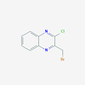 molecular formula C9H6BrClN2 B11860548 2-(Bromomethyl)-3-chloroquinoxaline 