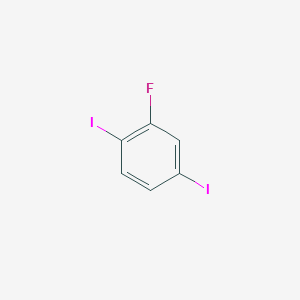 molecular formula C6H3FI2 B118606 1,4-二碘-2-氟苯 CAS No. 147808-02-4
