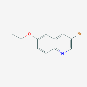 molecular formula C11H10BrNO B11860936 3-Bromo-6-ethoxyquinoline 