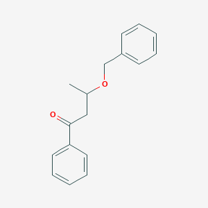 molecular formula C17H18O2 B11861179 3-(Benzyloxy)-1-phenylbutan-1-one 