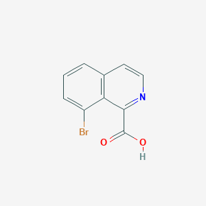 molecular formula C10H6BrNO2 B11861259 8-Bromoisoquinoline-1-carboxylic acid 