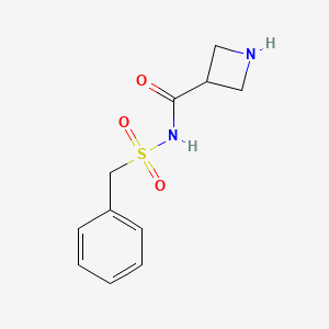 molecular formula C11H14N2O3S B11861423 N-(benzylsulfonyl)azetidine-3-carboxamide CAS No. 919354-66-8