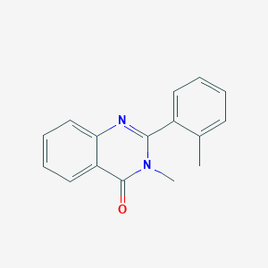 molecular formula C16H14N2O B11861503 3-Methyl-2-o-tolyl-3H-quinazolin-4-one CAS No. 24303-76-2