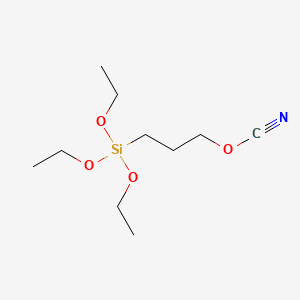 molecular formula C10H21NO4Si B11861602 3-(Triethoxysilyl)propyl cyanate CAS No. 94158-46-0
